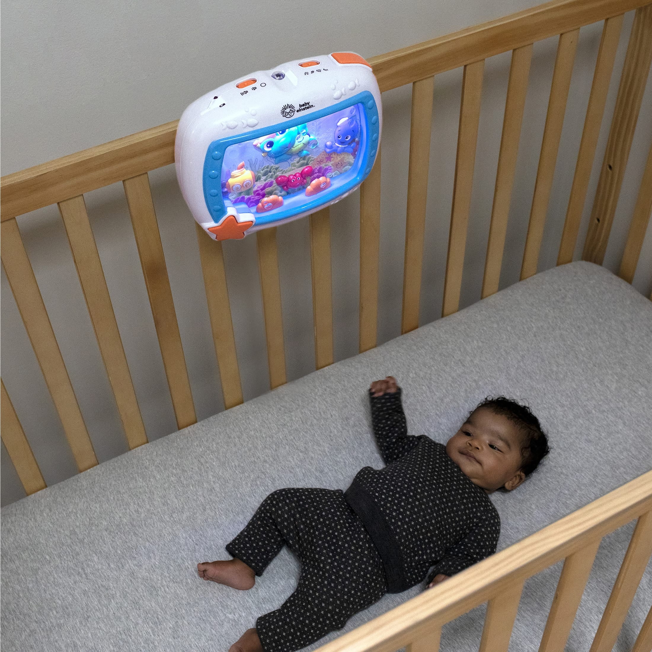 Baby Einstein Sea Dreams Soother Sleep Sound Machine with White Noise and Remote, Multicolor, for Infants and Kids, 0 Months+
