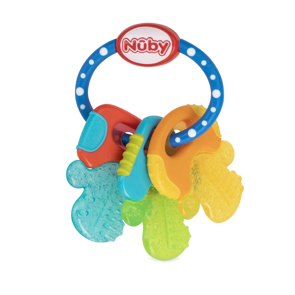 Nuby Ice Gel Keys Baby Teether, Neutral, Infant