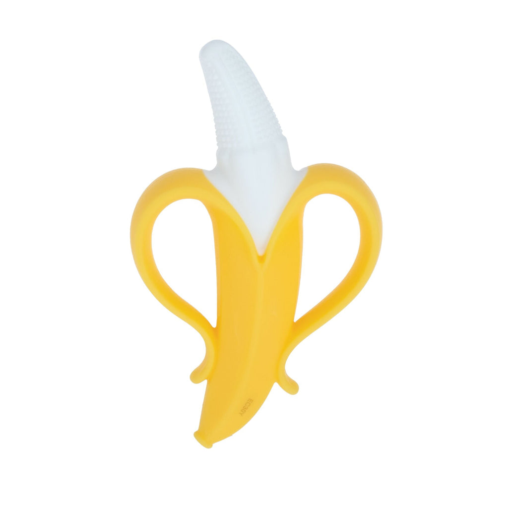 Nuby NanaNubs Yellow Banana Massaging Toothbrush for Baby