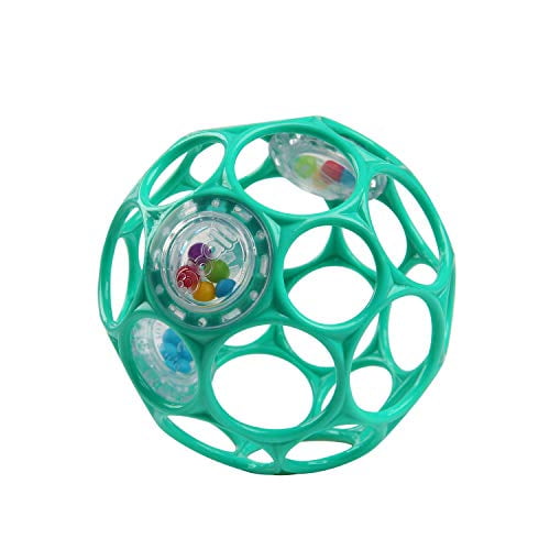 Bright Starts Oball Rattle Easy-Grasp Toy - Teal