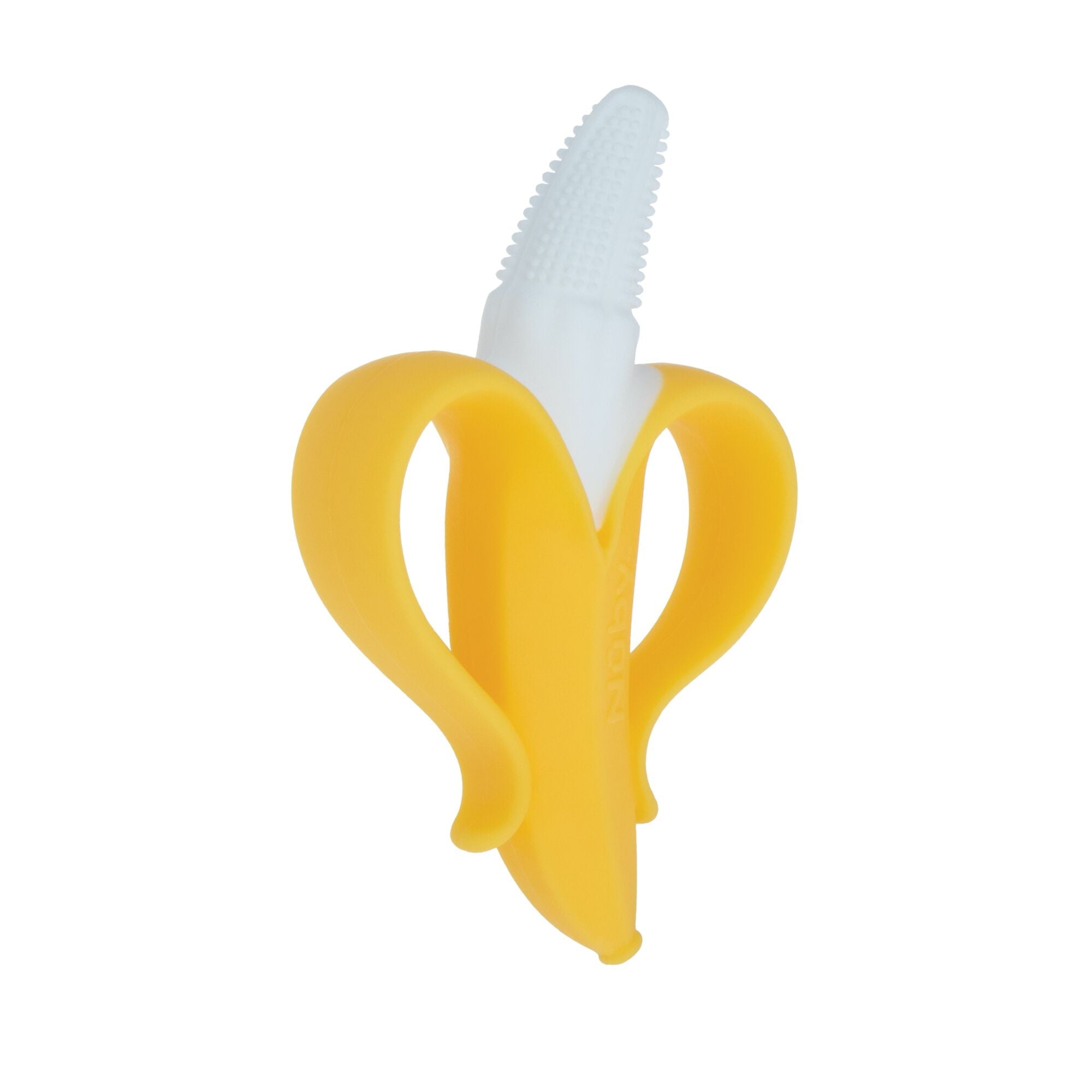 Nuby NanaNubs Yellow Banana Massaging Toothbrush for Baby