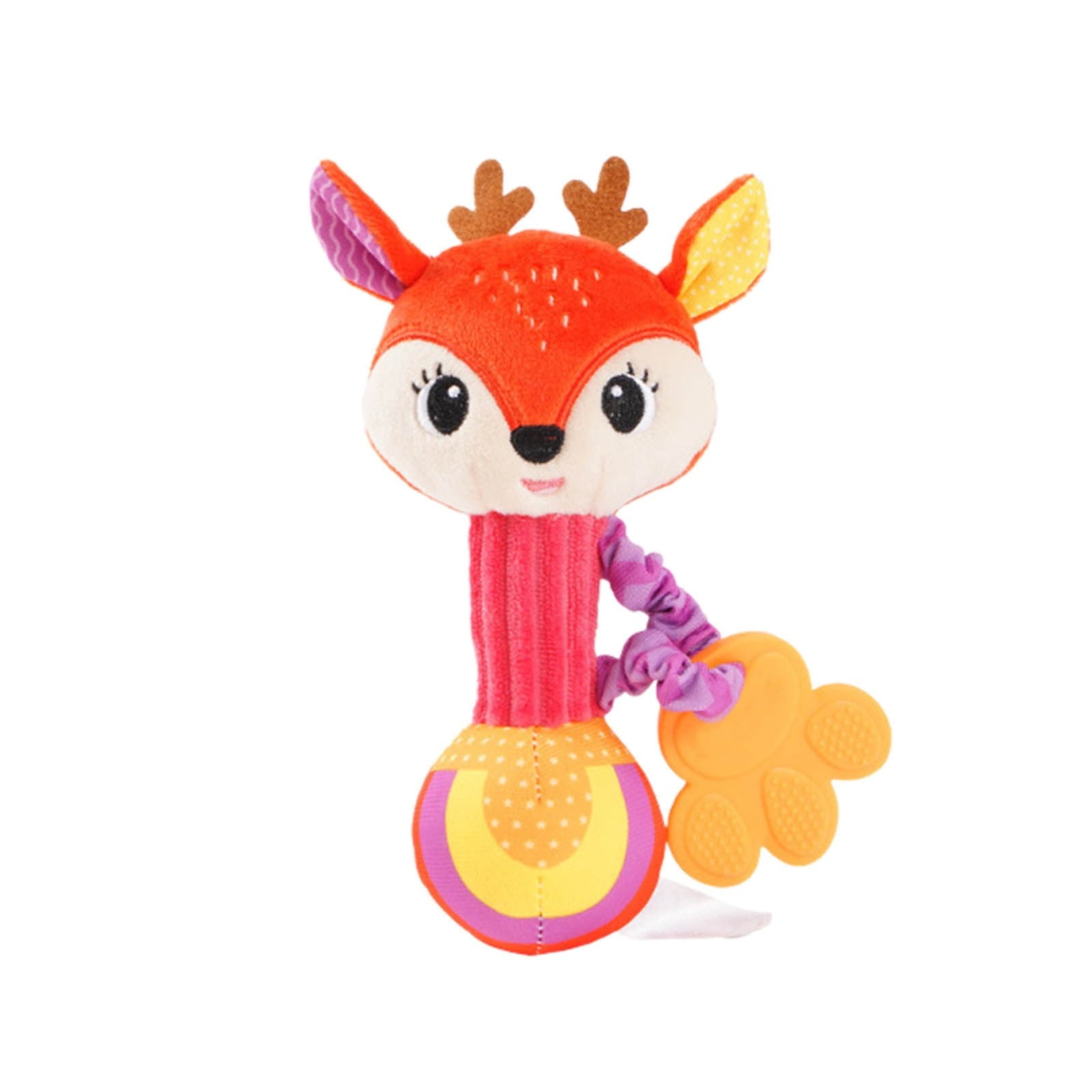 Toys 50% Off Clear!Tarmeek Baby Soft Rattles Shaker Teething for 0-6 Months Newborn,Infant Developmental Hand Grip Baby Cute Stuffed Animal Doll for 6-12 Months Toddlers,Christmas Gifts for Kids