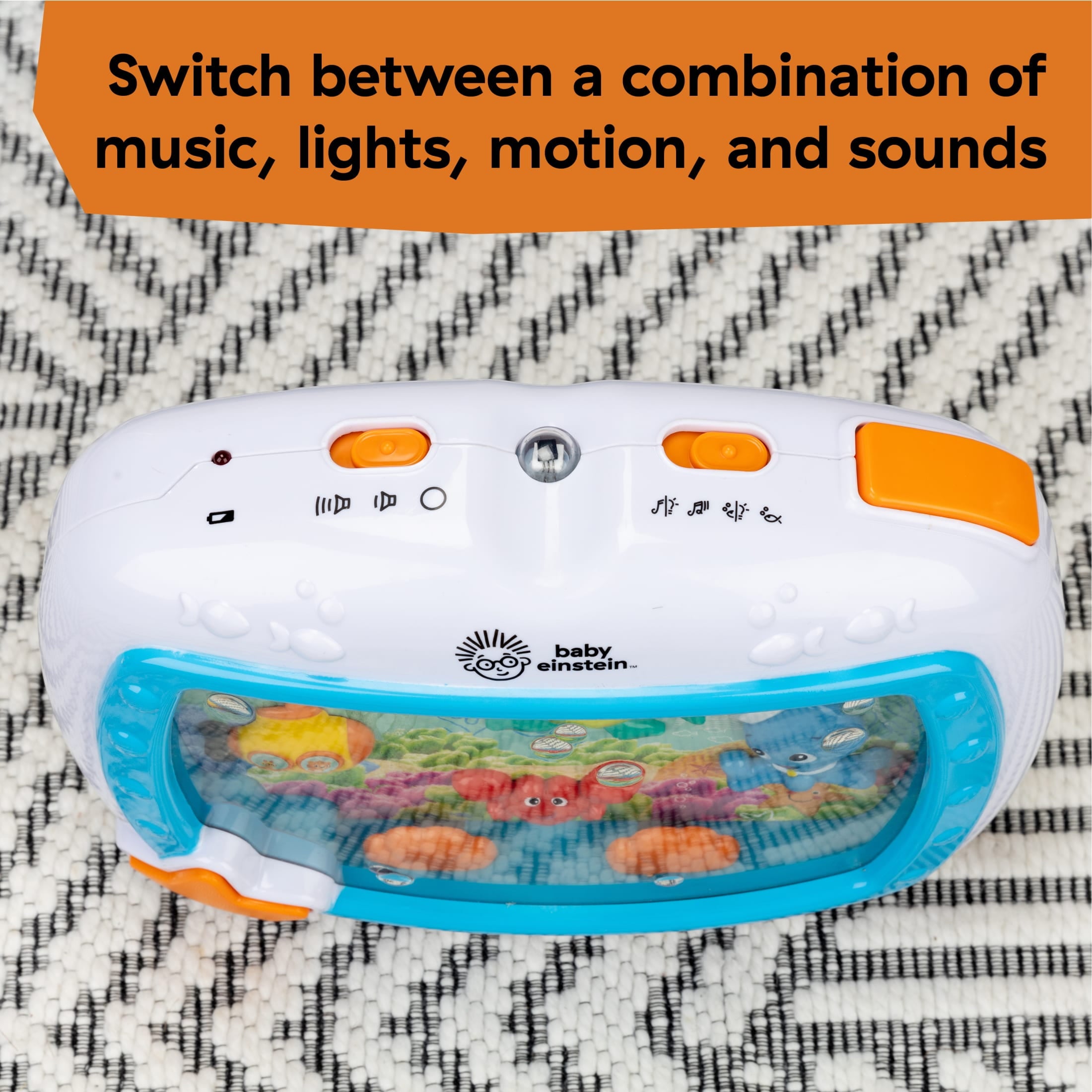 Baby Einstein Sea Dreams Soother Sleep Sound Machine with White Noise and Remote, Multicolor, for Infants and Kids, 0 Months+