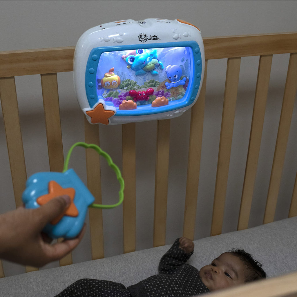 Baby Einstein Sea Dreams Soother Sleep Sound Machine with White Noise and Remote, Multicolor, for Infants and Kids, 0 Months+